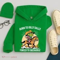 Born To Dilly Dally Forced To Skedaddle Hoodie thumb 4