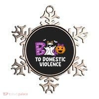 Boo To Domestic Violence Domestic Violence Awareness Ornament thumb 0