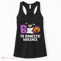 Boo To Domestic Violence Domestic Violence Awareness Women's Tank Top thumb 0