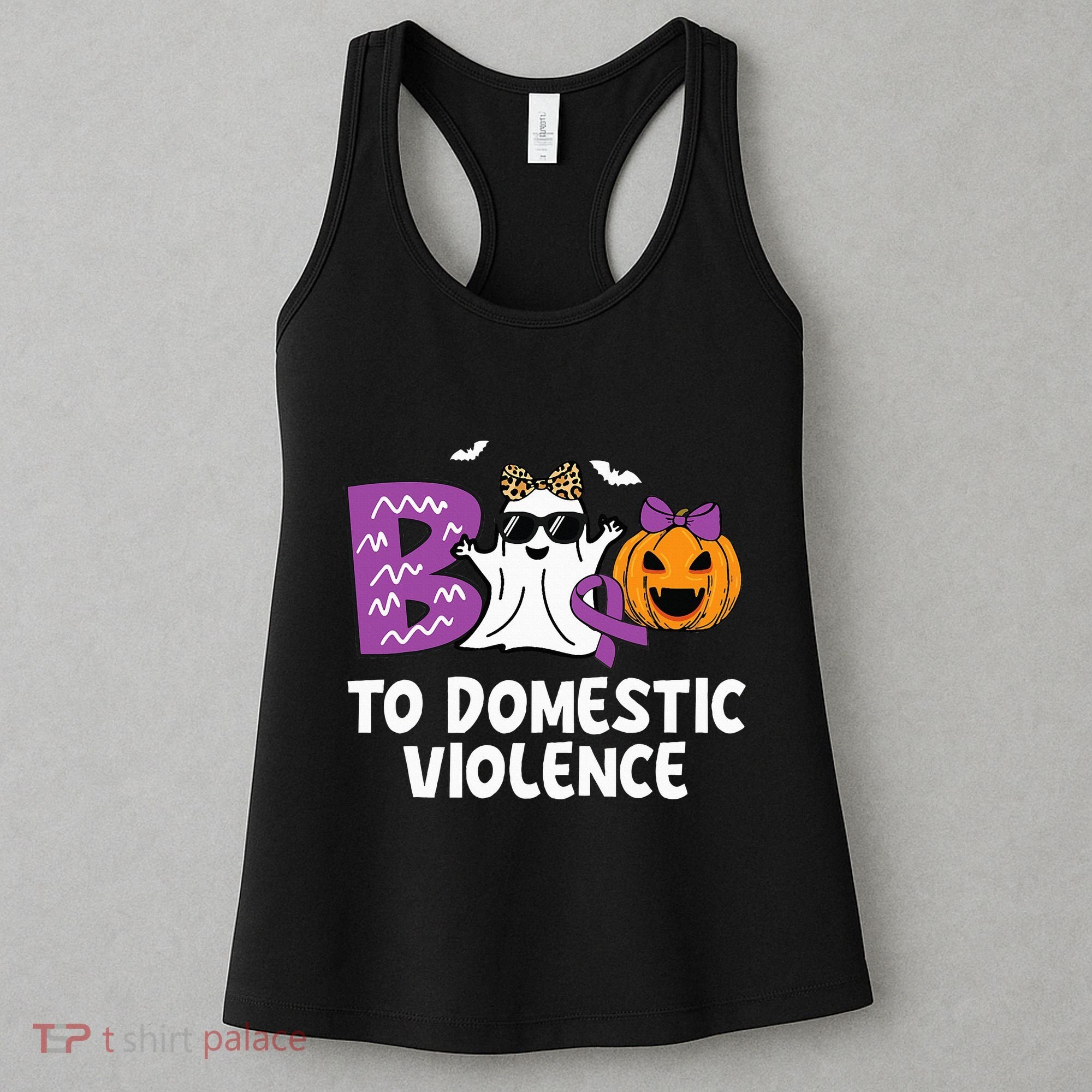 Boo To Domestic Violence Domestic Violence Awareness Women's Tank Top