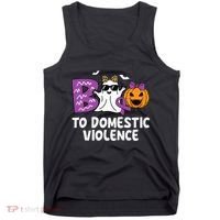 Boo To Domestic Violence Domestic Violence Awareness Tank Top thumb 0