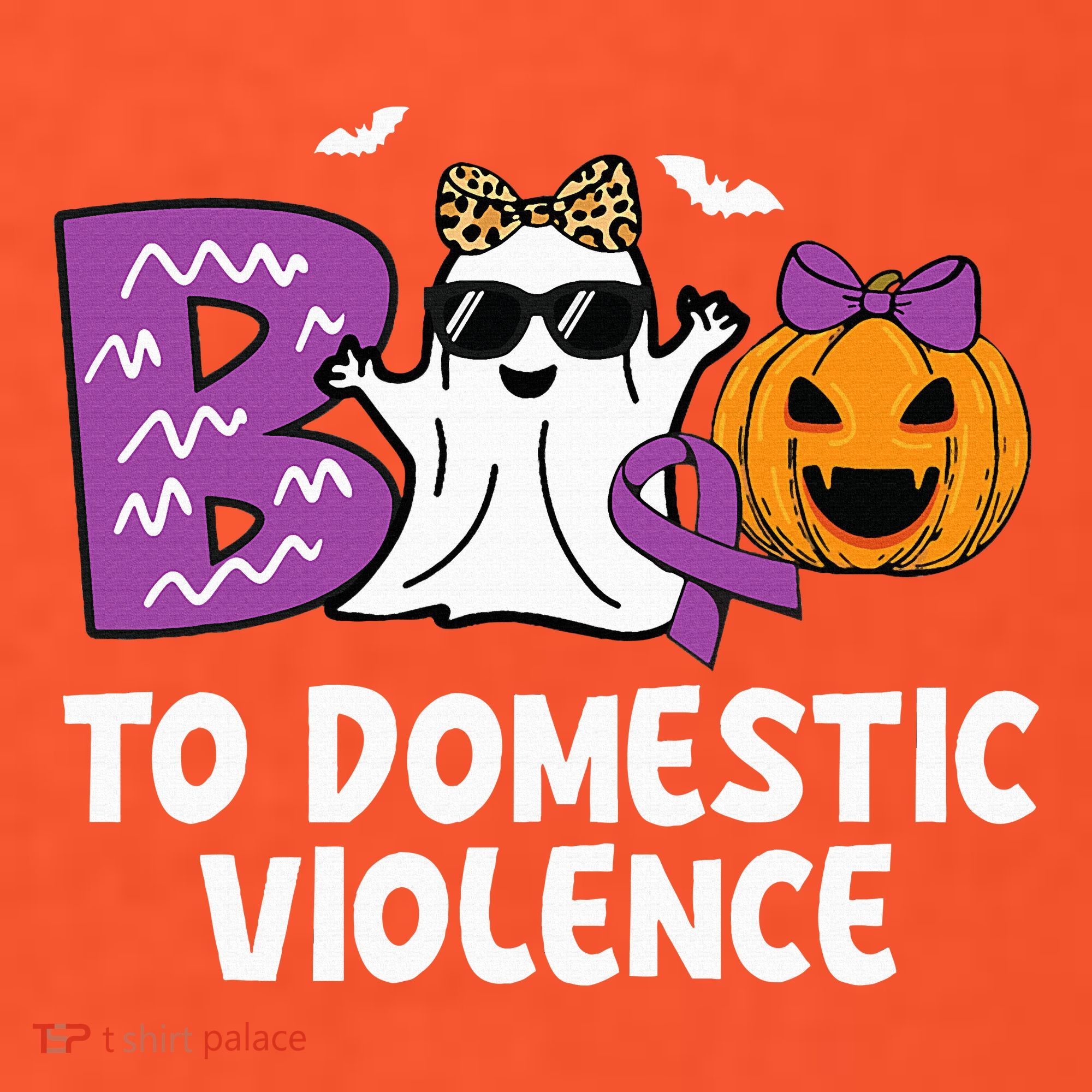 Boo To Domestic Violence Domestic Violence Awareness T-Shirt