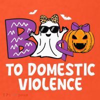 Boo To Domestic Violence Domestic Violence Awareness Visor thumb 3