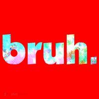 Bruh Tie Dye Brah Bro Dude Greeting Slang Funny Meme Saying Santa Hat thumb 1
