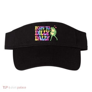 Born To Dilly Dally Playful Frog Fun Visor