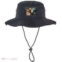 Born To Dilly Dally Forced To Lock In Cat Meme Bucket Hat thumb 0