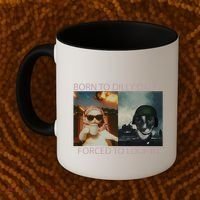 Born To Dilly Dally Forced To Lock In Cat Meme Coffee Mug thumb 2