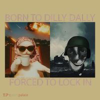 Born To Dilly Dally Forced To Lock In Cat Meme T-Shirt thumb 7