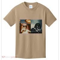 Born To Dilly Dally Forced To Lock In Cat Meme Kids T-Shirt thumb 0