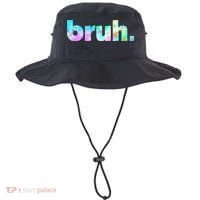 Bruh Tie Dye Brah Bro Dude Greeting Slang Funny Meme Saying  Bucket Hat thumb 0