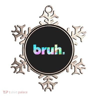 Bruh Tie Dye Brah Bro Dude Greeting Slang Funny Meme Saying  Ornament