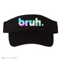 Bruh Tie Dye Brah Bro Dude Greeting Slang Funny Meme Saying  Visor thumb 0