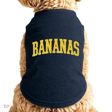BANANAS Throwback Design Classic Logo Doggie Tank
