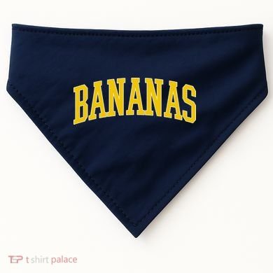 BANANAS Throwback Design Classic Logo USA-Made Doggie Bandana