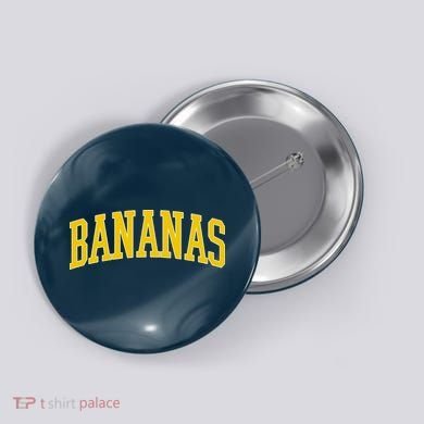 BANANAS Throwback Design Classic Logo Button