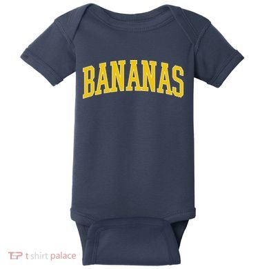 BANANAS Throwback Design Classic Logo Baby Bodysuit