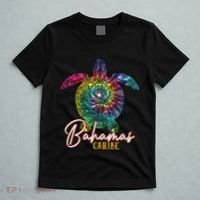 Bahamas Tie Dye Sea Turtle Caribe Matching Family Vacation T-Shirt thumb 5