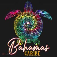 Bahamas Tie Dye Sea Turtle Caribe Matching Family Vacation Women's Tank Top thumb 5