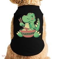Baby Trex Eating Ramen Noodles Doggie Tank thumb 0