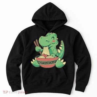 Baby Trex Eating Ramen Noodles Hoodie