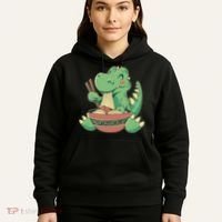 Baby Trex Eating Ramen Noodles Hoodie thumb 5