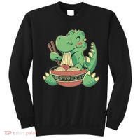 Baby Trex Eating Ramen Noodles Sweatshirt thumb 0