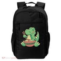 Baby Trex Eating Ramen Noodles Backpack thumb 0