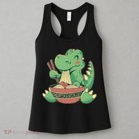 Baby Trex Eating Ramen Noodles Women's Tank Top thumb 3