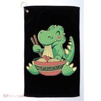 Baby Trex Eating Ramen Noodles Golf Towel thumb 0