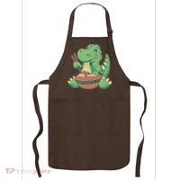 Baby Trex Eating Ramen Noodles Apron thumb 0