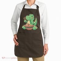 Baby Trex Eating Ramen Noodles Apron thumb 2