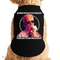 Born To Eat Ice Cream Forced To Be President Doggie Tank thumb 0