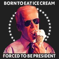Born To Eat Ice Cream Forced To Be President Hat thumb 2