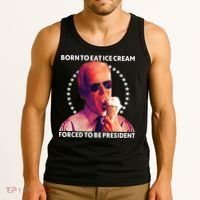 Born To Eat Ice Cream Forced To Be President Tank Top thumb 3