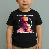 Born To Eat Ice Cream Forced To Be President Toddler T-Shirt thumb 2