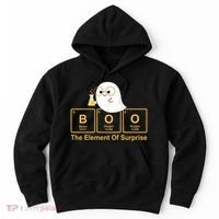 Boo The Element Of Surprise Ghost Chemist Halloween Hoodie thumb 0