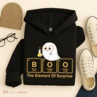 Boo The Element Of Surprise Ghost Chemist Halloween Hoodie thumb 4