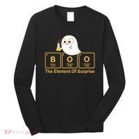 Boo The Element Of Surprise Ghost Chemist Halloween Long Sleeve Shirt thumb 0
