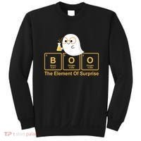 Boo The Element Of Surprise Ghost Chemist Halloween Sweatshirt thumb 0