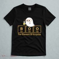 Boo The Element Of Surprise Ghost Chemist Halloween T-Shirt thumb 5