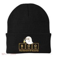 Boo The Element Of Surprise Ghost Chemist Halloween Beanie thumb 0