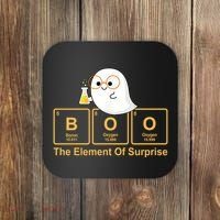 Boo The Element Of Surprise Ghost Chemist Halloween Coaster thumb 0