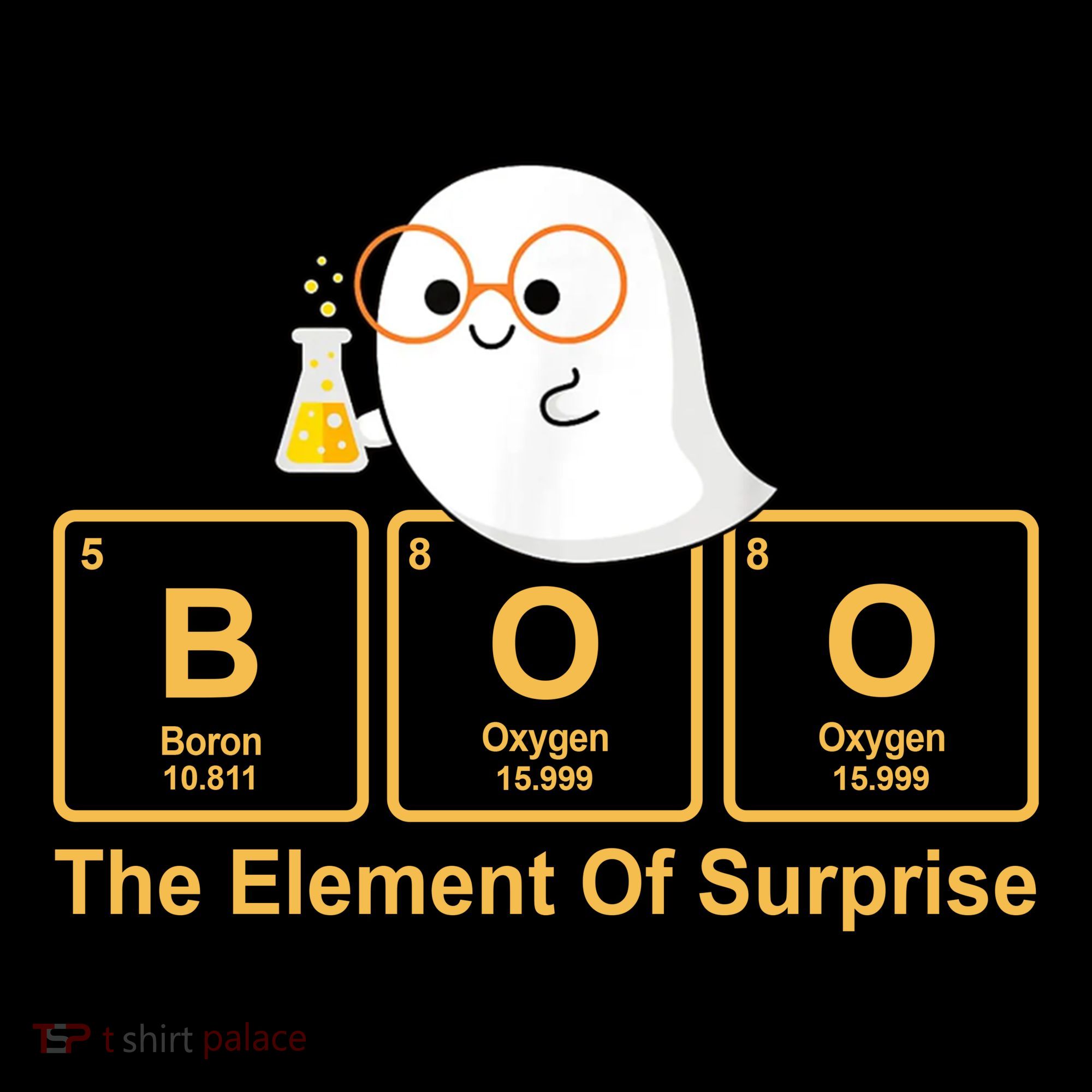 Boo The Element Of Surprise Ghost Chemist Halloween Women's Hoodie