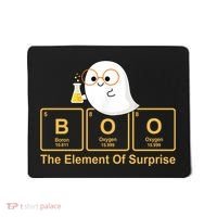 Boo The Element Of Surprise Ghost Chemist Halloween Mousepad thumb 0