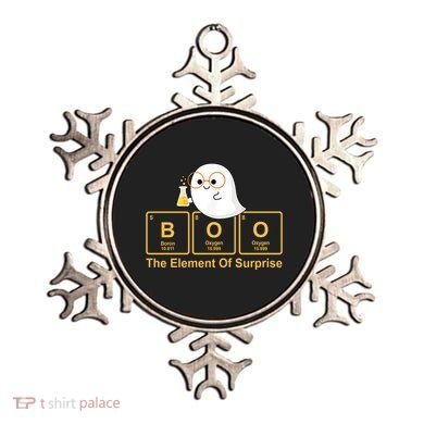 Boo The Element Of Surprise Ghost Chemist Halloween Ornament
