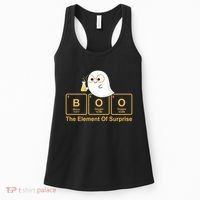 Boo The Element Of Surprise Ghost Chemist Halloween Women's Tank Top thumb 0