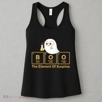 Boo The Element Of Surprise Ghost Chemist Halloween Women's Tank Top thumb 3