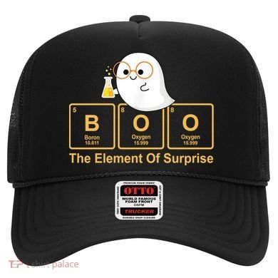 Boo The Element Of Surprise Ghost Chemist Halloween Hat