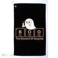 Boo The Element Of Surprise Ghost Chemist Halloween Golf Towel thumb 0