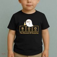 Boo The Element Of Surprise Ghost Chemist Halloween Toddler T-Shirt thumb 2